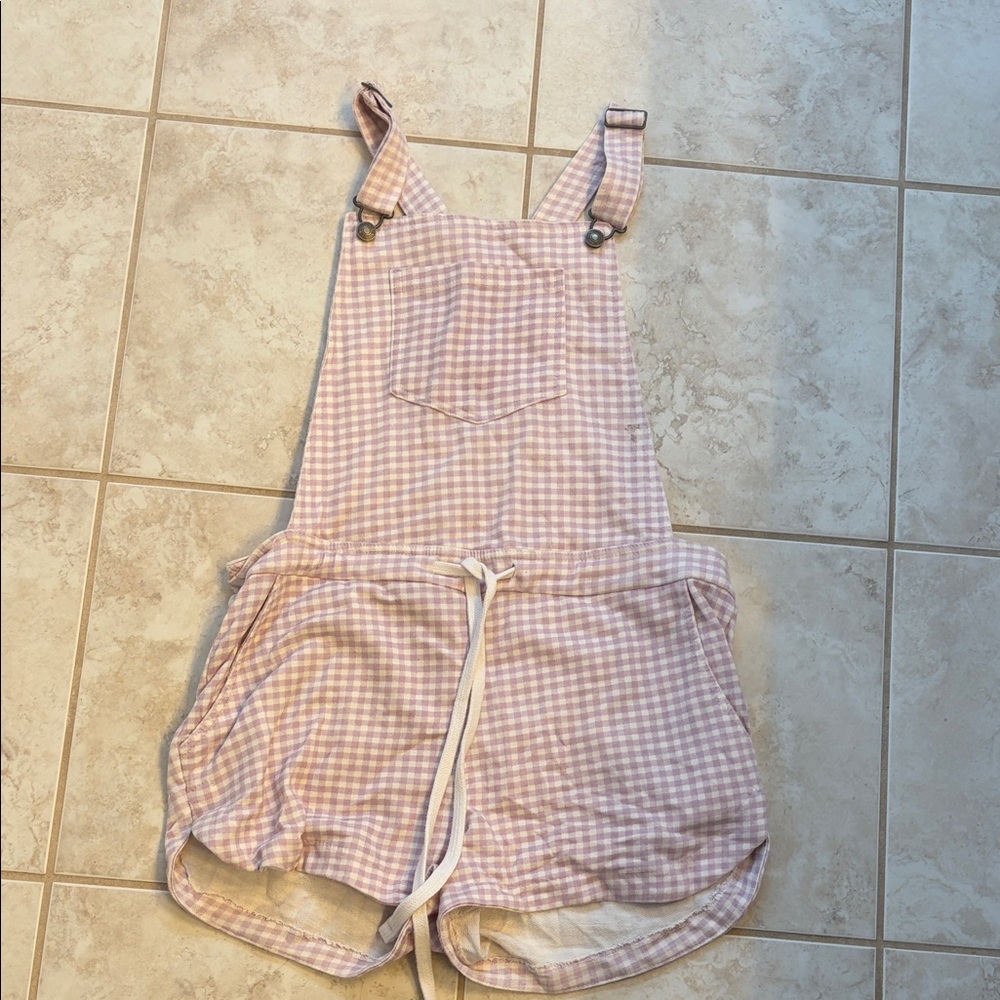 Wallflower Pink Gingham Jumpsuit